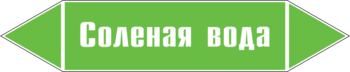 Маркировка трубопровода "соленая вода" (пленка, 507х105 мм) - Маркировка трубопроводов - Маркировки трубопроводов "ВОДА" - Магазин охраны труда ИЗО Стиль